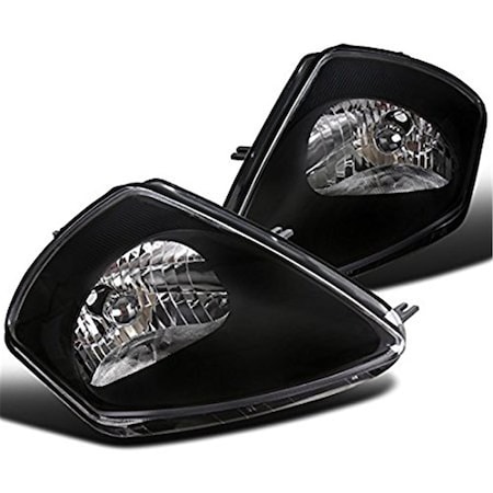 Overtime 2000 - 2005 Headlights for Mitsubishi Eclipse - Black OV1187887